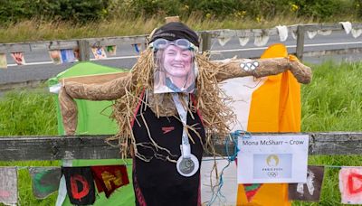 Olympic hero Mona McSharry inspires entry for Wicklow scarecrow competition