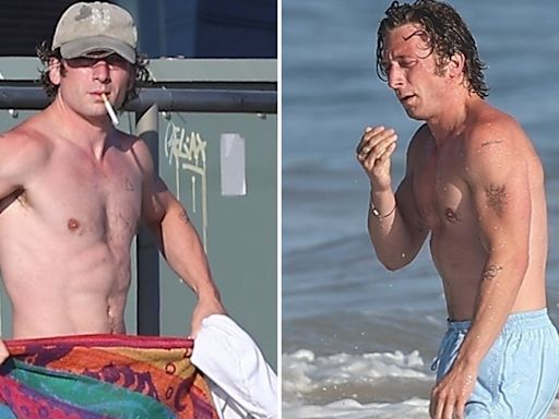 Jeremy Allen White Strips Down For Dip at Malibu Beach Post-Workout