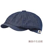 溫馨服裝店條紋報童帽 Peaky 休閒八角形帽子復古軟尖盲人貝雷帽 Topi Lelaki Perempuan