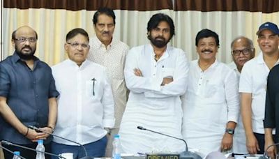 Film producers make courtesy call on Deputy CM Pawan Kalyan