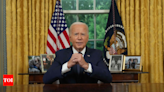'Politics never be literal battlefield': What US President Joe Biden said during address to nation - Times of India