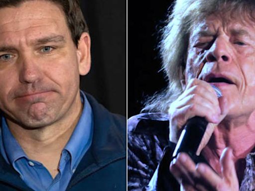 Mick Jagger Taunts Ron DeSantis At Stones' Florida Concert