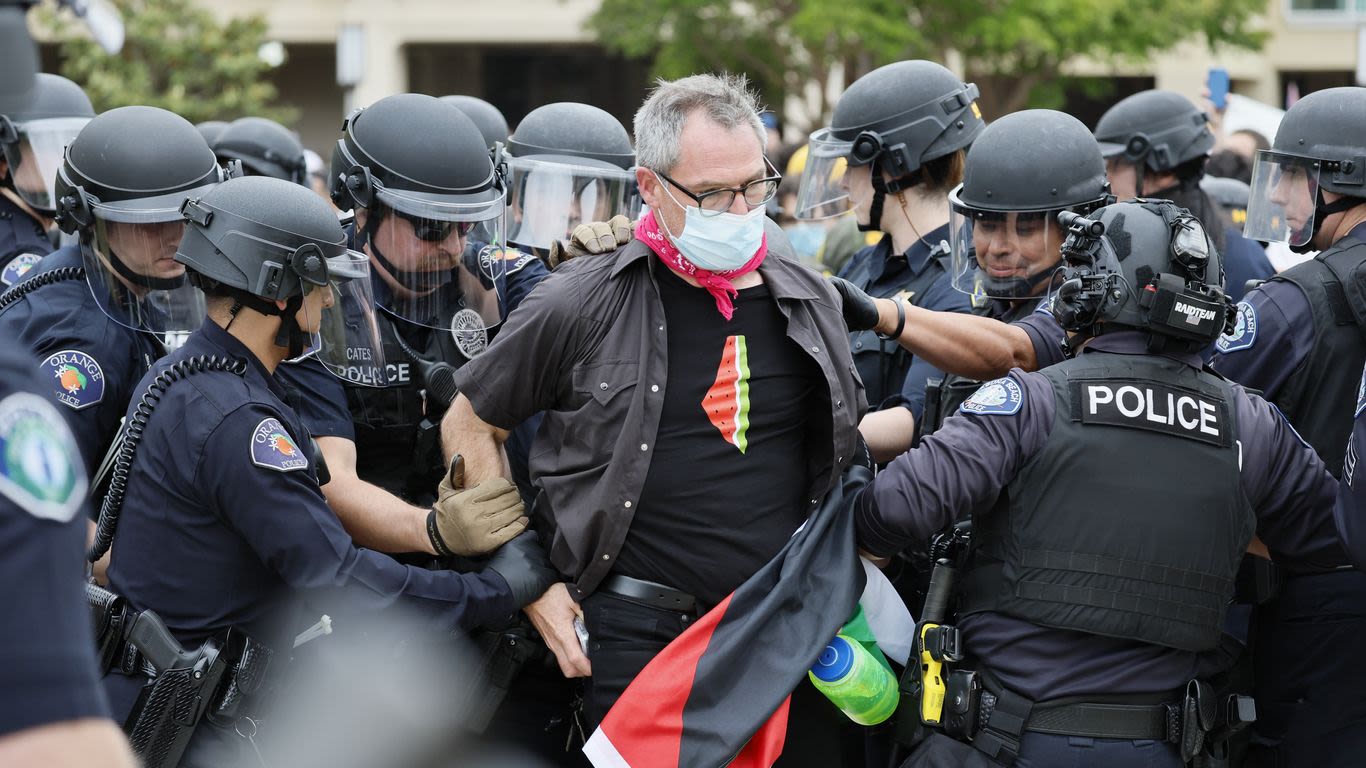 Arrests at University of California, Irvine, as UC union authorizes strike over Gaza protests