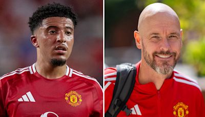 Ten Hag plans to replace injured Man Utd star with Sancho and not Zirkzee