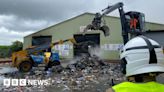 Darlington recycling centre fire extinguished in 'lengthy job'