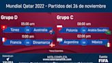 Agenda Mundial Qatar 2022-26 de noviembre: Francia-Dinamarca y Argentina-México, atractivos del día