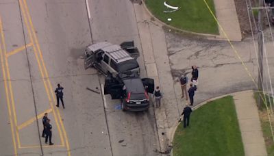 Two arrested, gun recovered after multi-vehicle crash in Palatine