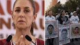 Sheinbaum se compromete a no dar "carpetazo" al caso Ayotzinapa