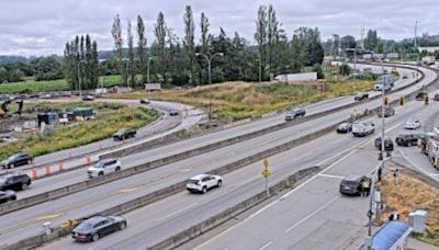 Runaway tire from vehicle causes delays on Steveston Highway