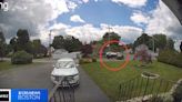 Wild Road Rage Crash Captured On Doorbell Camera