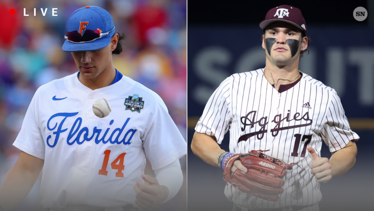 Florida vs. Texas A&M baseball live score, updates, highlights from 2024 College World Series semifinals Game 1 | Sporting News Canada