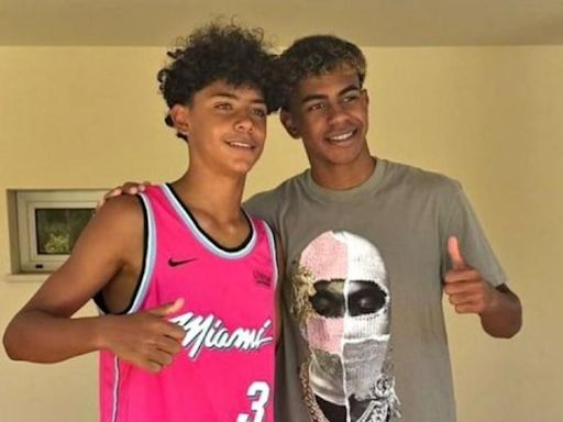 Lamine Yamal y Cristiano Ronaldo Jr, la foto inesperada