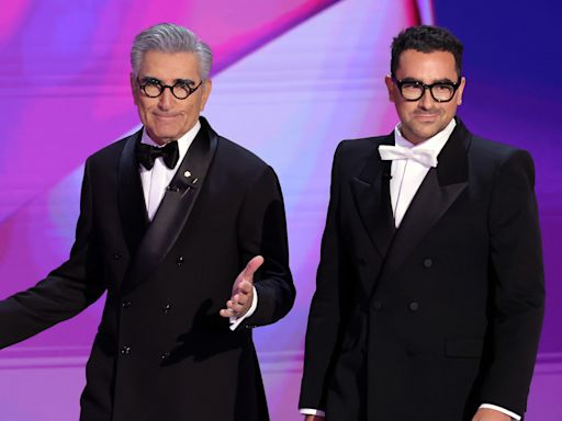 Dan and Eugene Levy's Emmys opening monologue was classy as hell