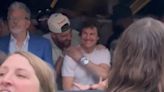 Travis Kelce parties with Tom Cruise at Taylor Swift Eras Tour show