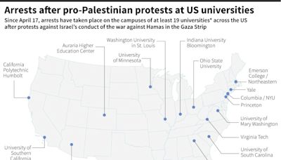 Clashes at UCLA pro-Palestinian protests in US campus unrest