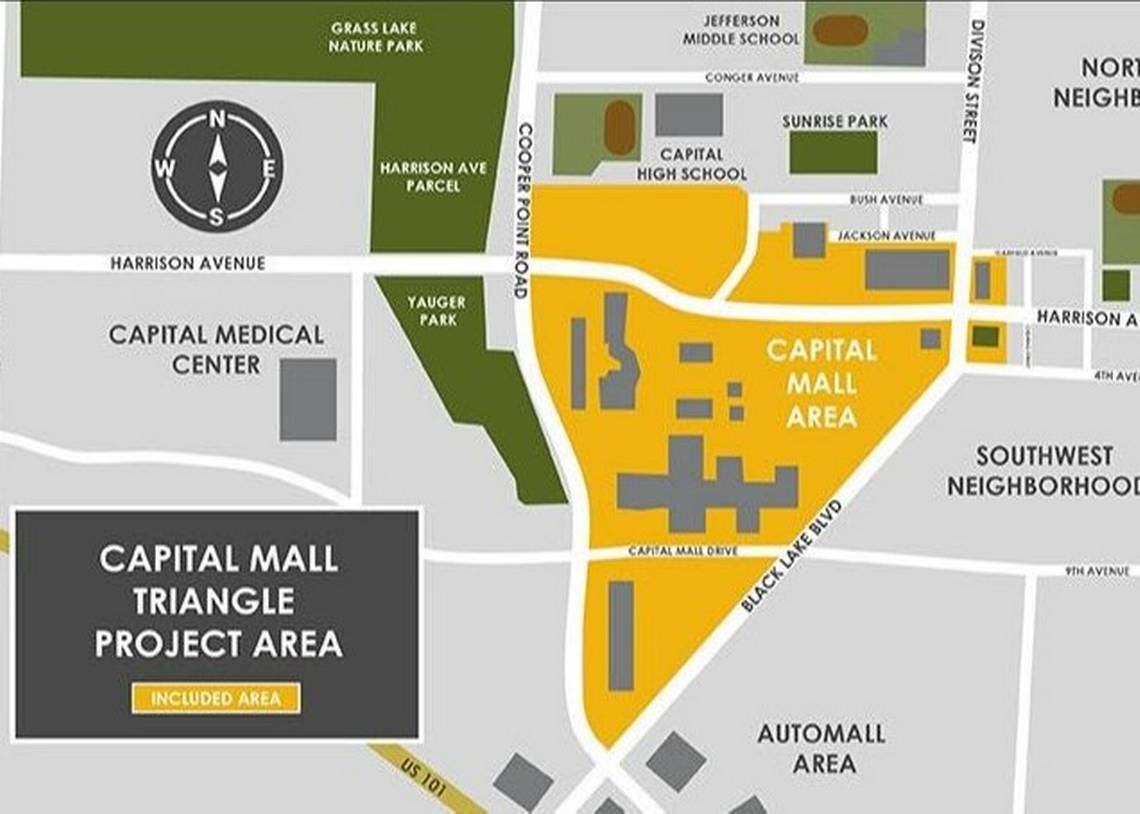 Capital Mall area is set to become a mixed-use urban neighborhood. Here are the details