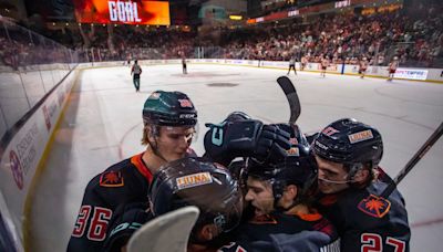 Firebirds eliminate Calgary with Game 4 shutout, will face Ontario Reign for division crown