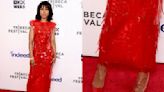 Kerry Washington Shimmers in Glossy Pumps While Supporting Husband Nnamdi Asomugha’s Directorial Debut ‘The Knife’ at Tribeca Film...