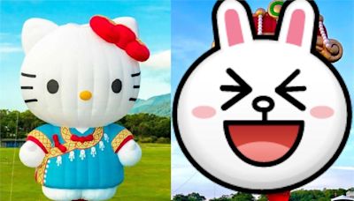 Hello Kitty熱氣球被吹倒燒傷 媽祖球代班