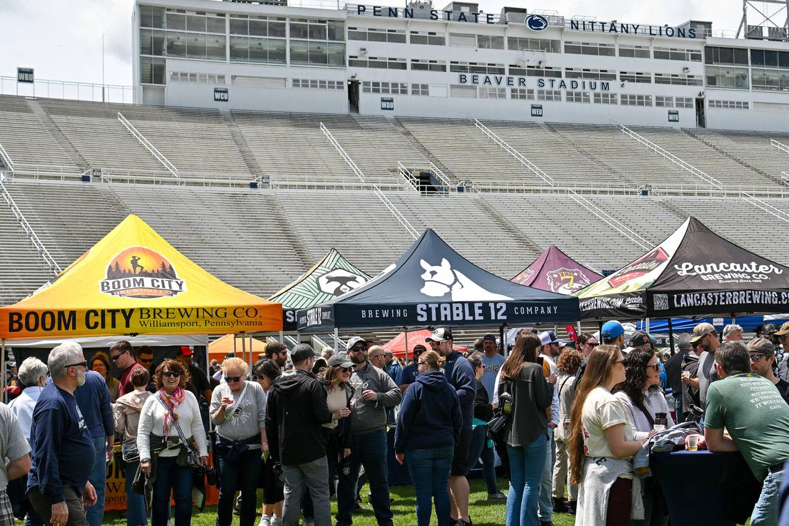 ‘Kind of surreal’: Here’s what the Hoppy Valley Brewers Fest at Beaver Stadium was like