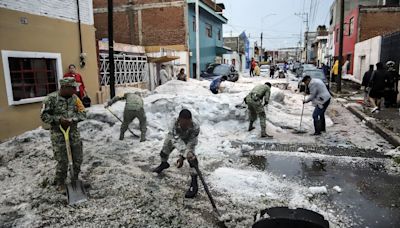 Tormenta y granizada deja múltiples daños materiales en ciudad mexicana de Puebla