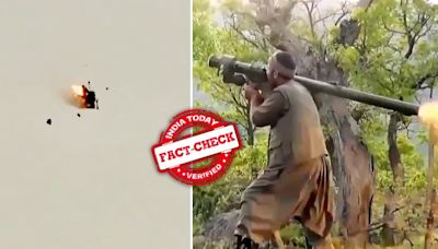 Fact Check: This video DOES NOT show Afghan forces shooting down a Pakistani chopper
