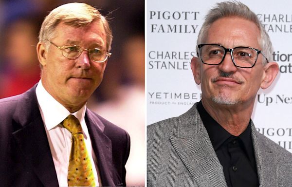 Gary Lineker as he lifts lid on frosty relationship with Sir Alex Ferguson