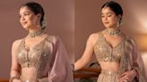 Anant Ambani-Radhika Merchant wedding: Sara Tendulkar reigns as a modern-day princess in Arpita Mehta’s pink and gold mirrorwork lehenga