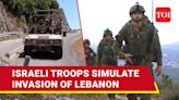 Hezbollah Launches Explosives-Laden Drones Toward Northern Israel; IDF Simulates Lebanese Invasion - Times of India Videos