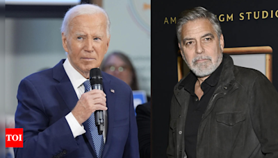 'I love Biden but ... ': George Clooney urges US President to end campaign - Times of India