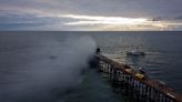 Photos and video show massive fire erupt at iconic Oceanside Pier in California