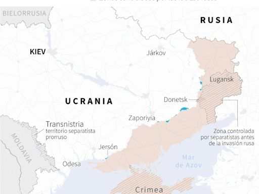 Ucrania dice que frustró 55 ataques rusos en la región oriental de Donetsk