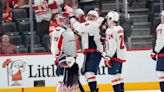 Capitals beat Red Wings 2-1 to move into wild card, Ovechkin 1st NHL player with 18 30-goal seasons