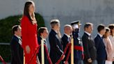 La princesa Leonor se despide de España con honores ante su primer viaje oficial a Portugal