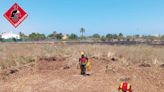 Extinguido el incendio de vegetación en El Verger sin necesidad de evacuaciones