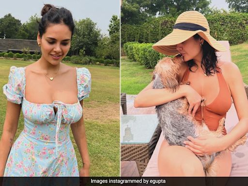 Esha Gupta's Quick Monsoon Getaway With Her Furry Friends And Family Was In Fact Rainbows And Sunshine