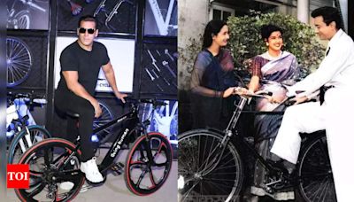 Did you know Salman Khan went to meet his then girlfriend Sangeeta Bijlani... Bicycle Day! | Hindi Movie News - Times of India
