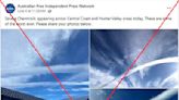 Tube-shaped clouds spotted over eastern Australia are a natural phenomenon, not 'chemtrails'