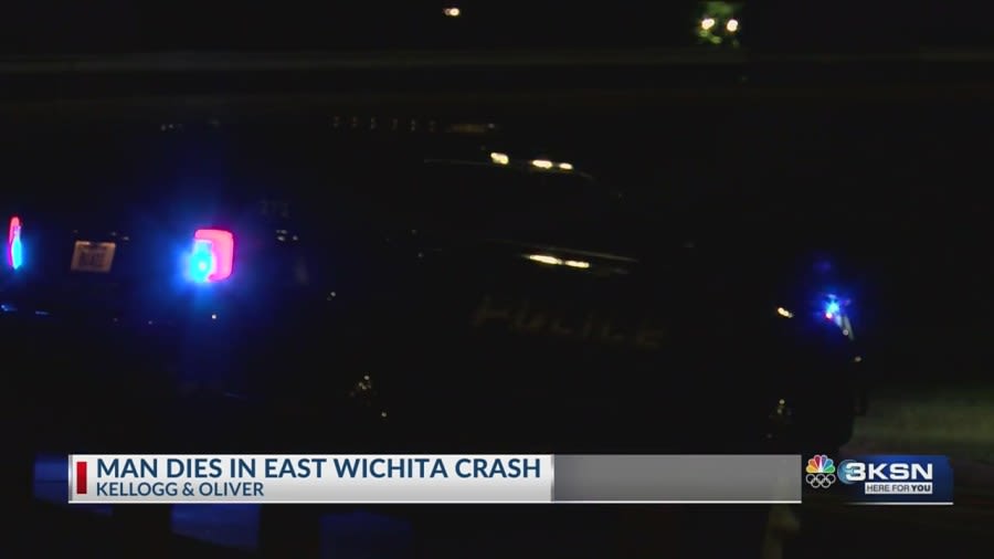 Man killed in crash on eastbound Kellogg