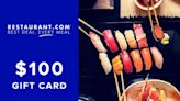 A mere $20 can get you a Restaurant.com eGift card worth $100