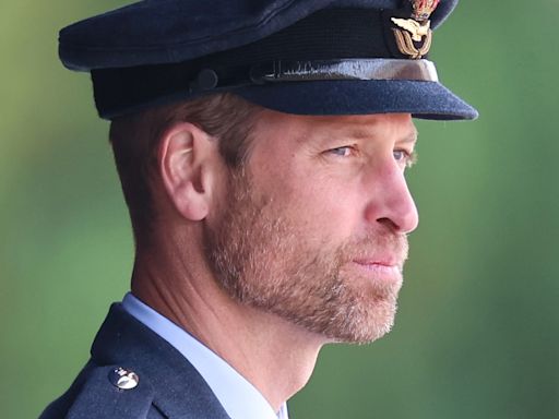 Prince William and His Beard Visit the Air Force Base Where He Earned His Wings