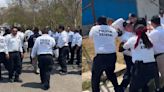 VIDEO: Se desata riña entre policías en Campeche; un grupo exige pagos pendientes