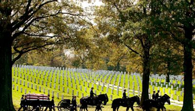 The return of horse-drawn caissons to Arlington National Cemetery is delayed for at least months