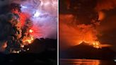 Thousands forced to flee as Indonesian volcano erupts sparking tsunami warning