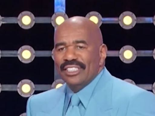 Steve Harvey mocks Family Feud player after 'insane' response appears on board