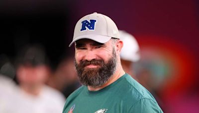 Jason Kelce Delivers Hilarious 'Tush Push' Clue on Jeopardy Appearance