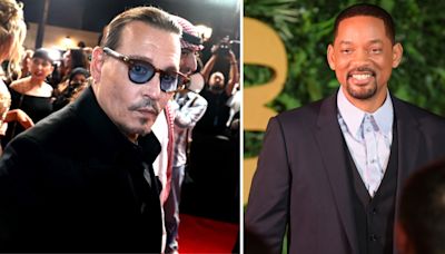 Como Will Smith e Johnny Depp se aproximaram e formaram amizade dos 'cancelados' de Hollywood: 'São fãs um do outro'