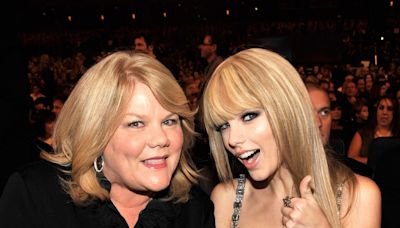 Taylor Swift's Mom Andrea Reacts to Live Debut of "thanK you aIMee" at London Concert - E! Online