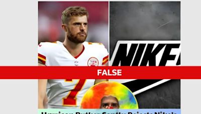 Fact Check: Headline saying Butker rejected Nike deal stems from satire