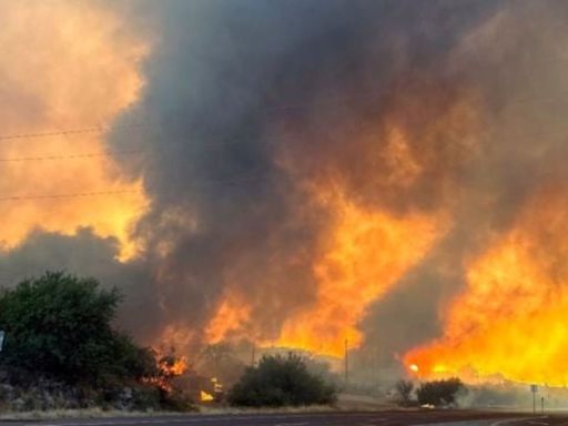 Air tankers and helicopters attack Arizona wildfire that has forced evacuations near Phoenix | World News - The Indian Express